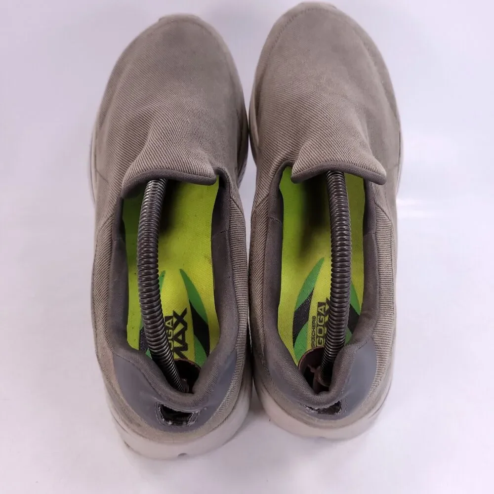 Skechers GoWalk 4 Athletic Walking Slip On Shoe Mens Size 10 54153 Gray White